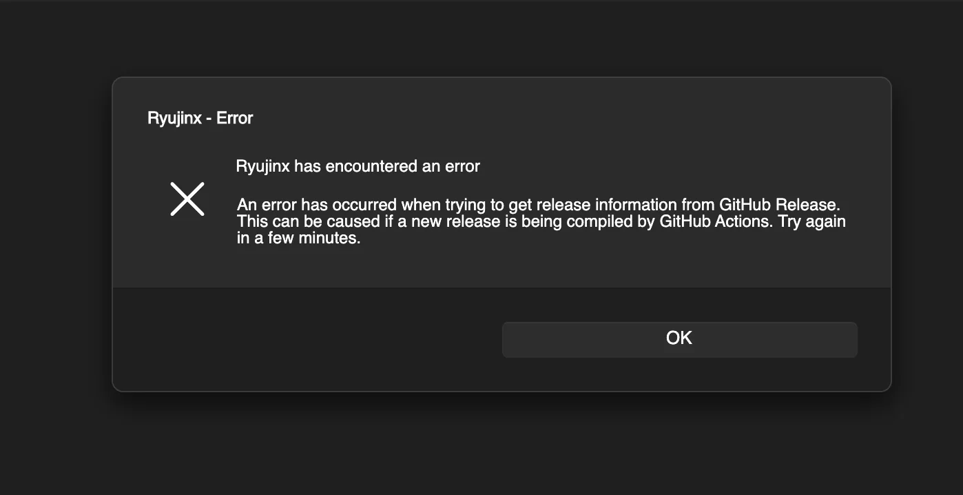 How to Fix the “Ryujinx has encountered an error” issue on Ryujinx Emulator