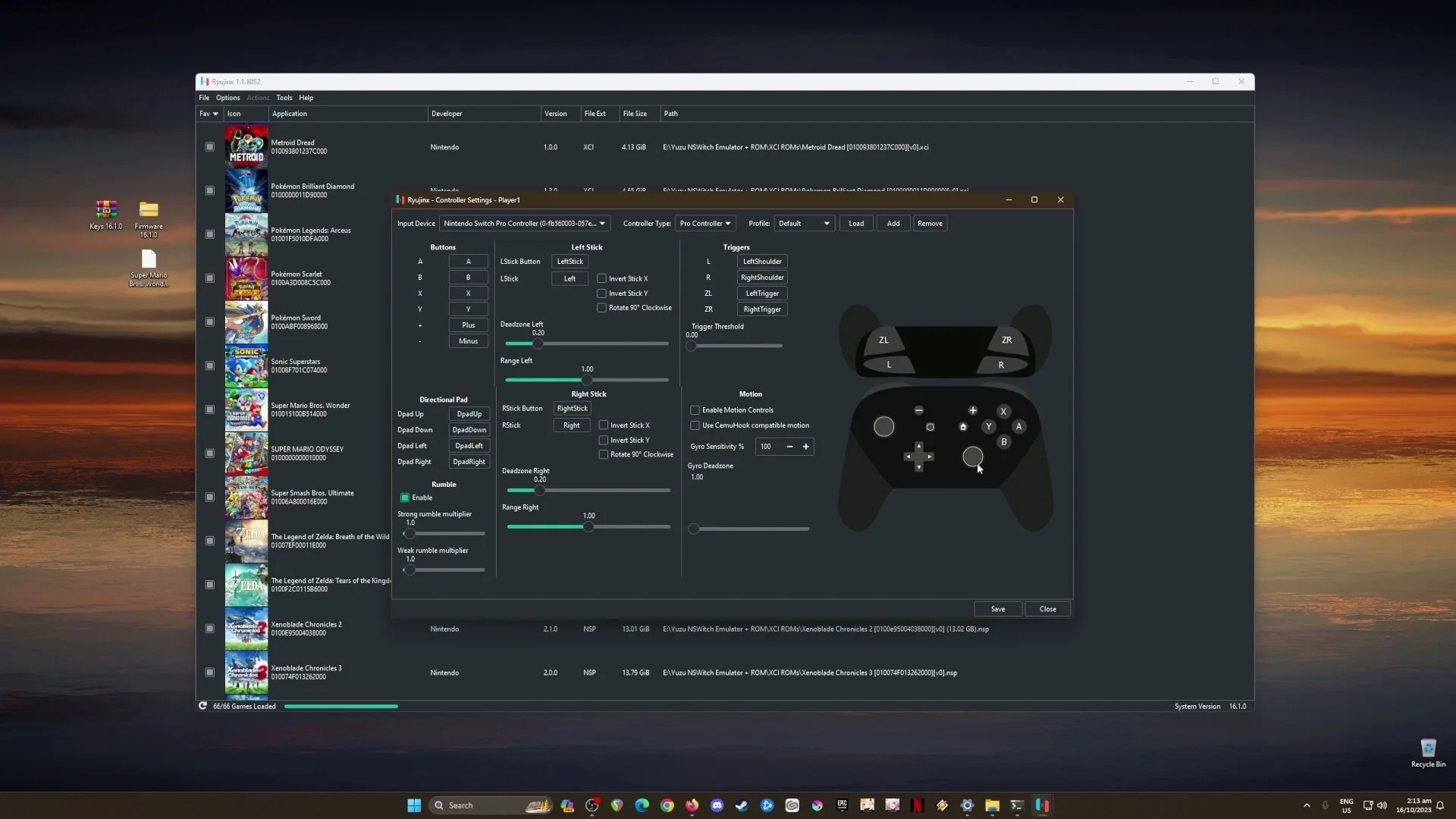 Ryujinx Input and Controller Setup Guide